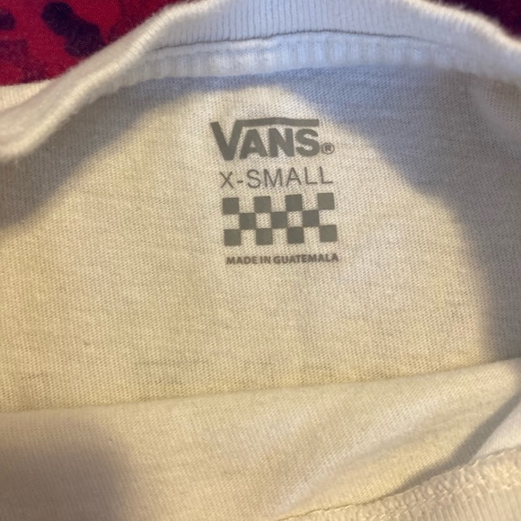 Vans Off the Wall womens long sleeve tee sz XS - Picture 5 of 9